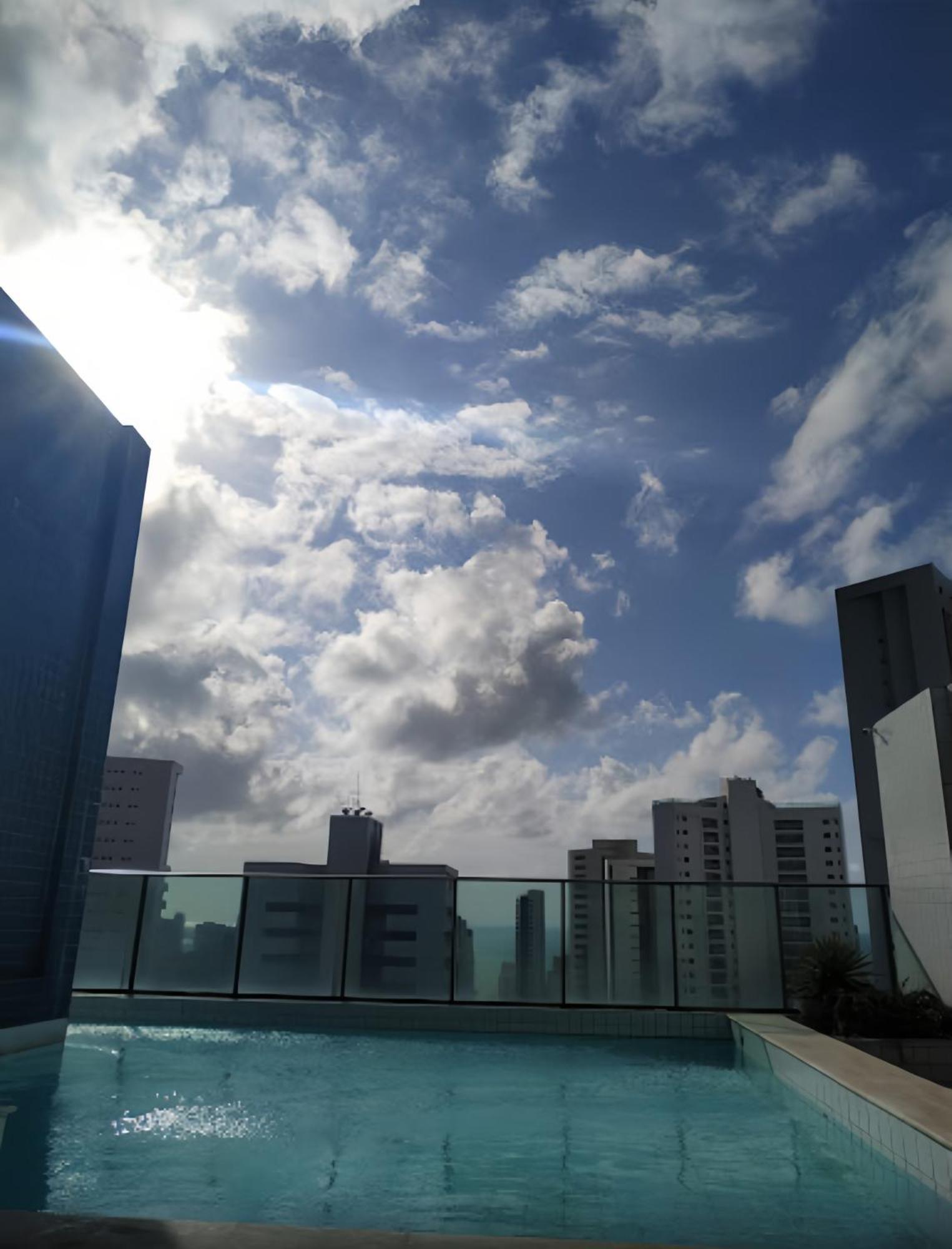 Flat Piscina No Rooftop Aluguel Temporada Em Recife Luaran gambar
